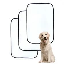 Tapete Higiênico Com 3 Unidades Para Cães Liso G 100x70cm