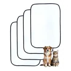 Tapete Higienico 80x60cm Kit 4 Branco