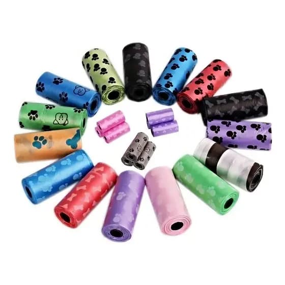 Kit 9 Rolinhos Com 135 Sacos De Lixo Coco Pet Cata Caca Fezes