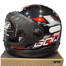 CAPACETE GOW VISEIRA AUTOMÁTICA  Cor: PRETO e PRATA  62