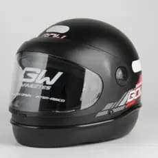 Capacete Viseira Automática GOW - Cor: PRETO FOSCO  58