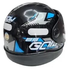CAPACETE GOW VISEIRA AUTOMÁTICA - Cor:  PRETO e AZUL  56