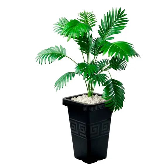 Planta Artificial Decoração E Vaso Grande Para Sala Enfeite Sala Escritório Elegante Natural