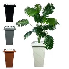 Plantas Artificial Decoração Com Vaso Decorativo Grande Enfeite Flores Natural Sala Casa Escritório