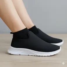 Tênis Meia Feminino Calce Facil Esportivo Dia a Dia Casual Original Oferta