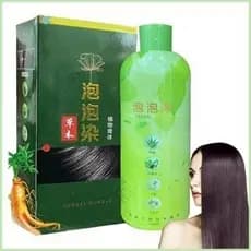 Cor De Cabelo À Base De Ervas 3 Em 1 Shampoo De Tintura Longo Produtos Masculinos Escuros De Longa Duração