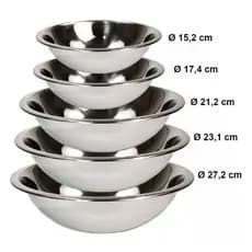 Saladeira Tigela Inox Vasilha Bacia Grande