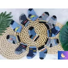 Meias Com anti-derrapante na sola kit econômico bebe menino pague 1 leve 3 pares cores sortidas