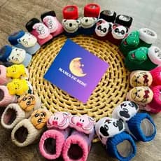 Meia 3D bebê menino pantufa de bichinho masculino Diversos personagens temáticos