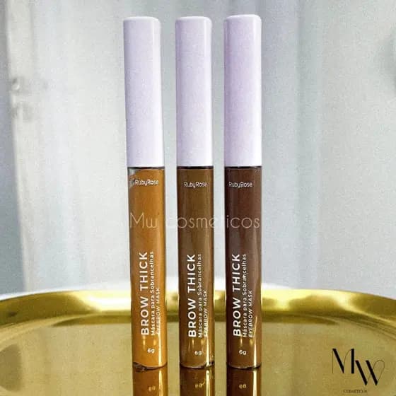 Máscara Para Sobrancelhas Com Cor Mask  Brow Thick Ruby Rose 6g