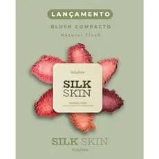Blush Compacto Ultrafino Alta Pigmentação Natural Flush Silk Skin Ruby Rose - Escolha Sua Cor