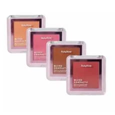 Blush Compacto Facial Ultrafino Alta Pigmentação Ruby Rose - HB861