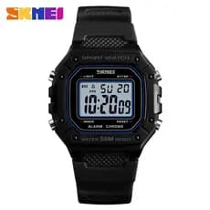 SKMEI 1496 Exibição Digital Militar Relógio Eletrônico LED Relógio Esportivo Impermeável Masculino