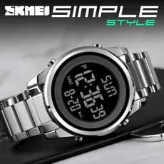 SKMEI 1611 Relógio Esportivo Digital Masculino Marca Original Relógio Masculino De Aço Inoxidável
