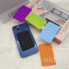 24 ventosas de silicone dupla face para casos foscos