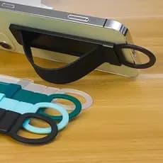 Suporte para celular com adesivo traseiro multifuncional
