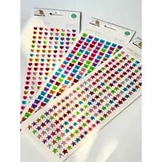 Adesivos de Strass 3D para Animais de Estimação – Decoração Colorida e Fofa