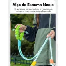 Guia Dupla Resistente para Cães – Passeio com Dois Cachorros.