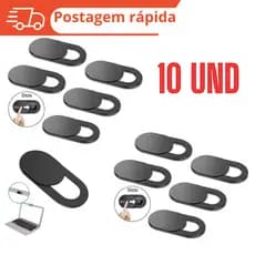 10 Protetor de câmera webcam anti espião segurança de privacidade de câmera ultra fino