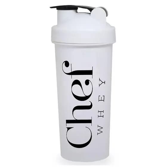Coqueteleira Chef Whey 600ml Shakeira Copo de Academia