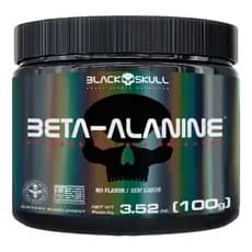 Beta Alanina 100% Pura Black Skull Suplemento esportivo Aminoácido para Treinos de alta intensidade