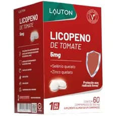 Licopeno De Tomate 5mg 60 Cáps Lauton Com Qualidade Premium Natural Com Carotenoide De Tomate