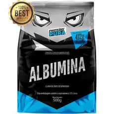 Albumina Proteína da Clara do Ovo Zero Lactose -  Proteína Pura 500g