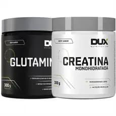 Creatina Dux 100% Pura 300g + Glutamina Pura Dux Nutrition 300g