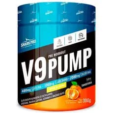 V9 Pump Shark- Pré Treino 300g melhor Pré-Treino Para Ter o Melhor Pump Nos Treinos Com Preço Justo