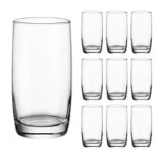 Kit Copos de Vidro 400ml Conjuntos Copos Grande Vidro Resistente
