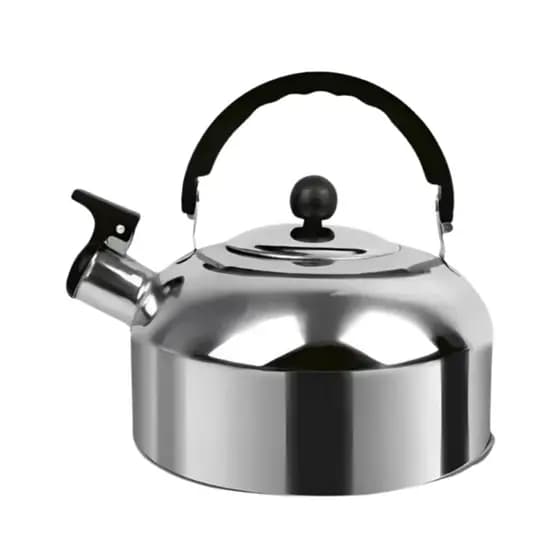 Chaleira Com Apito 2 Litros Aço Inox Fervura Rápida