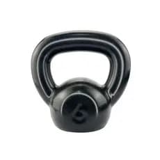 Kettlebell 6kg Emborrachado Academia Musculação Crossfit Treino Peso Exercício Físico