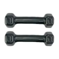 Par de Halter emborrachado de 1kg-Peso de Academia Musculação