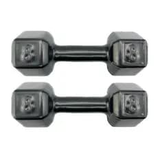 Par Halter Emborrachado 8 Kg Sextavado Peso Academia Musculação Exercício Físico Treino Pesinho