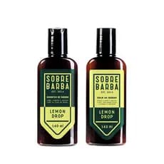 Kit Sobrebarba - Shampoo e Balm de Barba - Lemon Drop