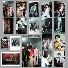 KIT BTS IS BACK GQ PHOTOCARDS FANMADE PERSONALIZADO
