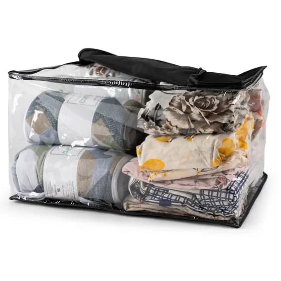 Caixa Saco Organizador Edredom Coberta Casaco Toalha Guarda Roupa Closet Armário Com Tampa Ecológico Anti-Poeira Umidade Insetos