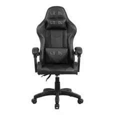 Cadeira Gamer Reclinável Ergonômica Giratória Couro Sintético PU LV-C01DNA Preta