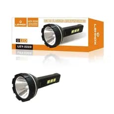 LEHMOX Lanterna LED com LED Lateral Recarregável LEY-2222B Táticas