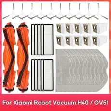 Xiaomi H40/OV51 Robô Aspirador De Pó Acessórios Principal Escova Lateral Filtro Mop Saco Peças Reposição