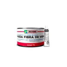 Massa Poliester Com Fibra De Vidro 750g + Catalisador