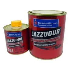 Tinta PU Branco Banchisa 675 ml com Catalizador 225 ml Lazzudur