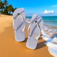 Chinelo Feminino do 34 ao 39 Moda Praia Bico Quadrado Slim Borboleta Lindo Macio Leve Envio Imediato