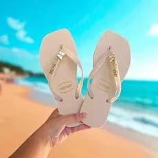 Chinelo Feminino do 33 ao 40 Slim Bico Quadrado Moda Praia Detalhe Borboleta Super Macio Leve Confortável ENVIO IMEDIATO