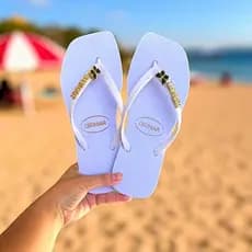 Chinelo Feminino do 33 ao 40 Slim Bico Quadrado Moda Piscina Detalhe Borboleta Super Macio Leve Confortável ENVIO RÁPIDO