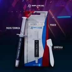 Pasta Térmica De Alta Condutividade Thermal Silver Implastec 5g para CPU PC Processador GPU Console