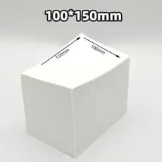 10mil Etiquetas Térmicas Formato Resma 10x15 100x150 Cor Branco Adesiva Serrilha para E-Commerce