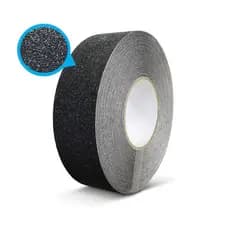 Fita Antiderrapante Lixa Preta 01M ,02M, 05M, 10M, 15M, 20M, X 50mm Autocolante Para Escadas e Pisos
