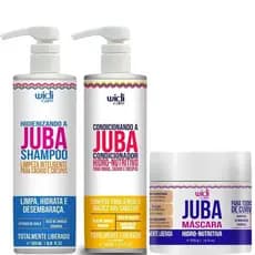 kit juba shampoo+ condicionador +mascara hidro- nutritiva 500ml