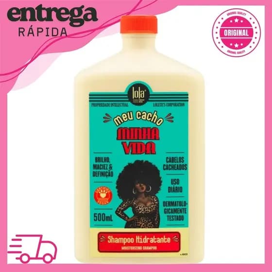 Shampoo Meu Cacho Minha vida 500ml Bom Preço - Lola Cosmetics